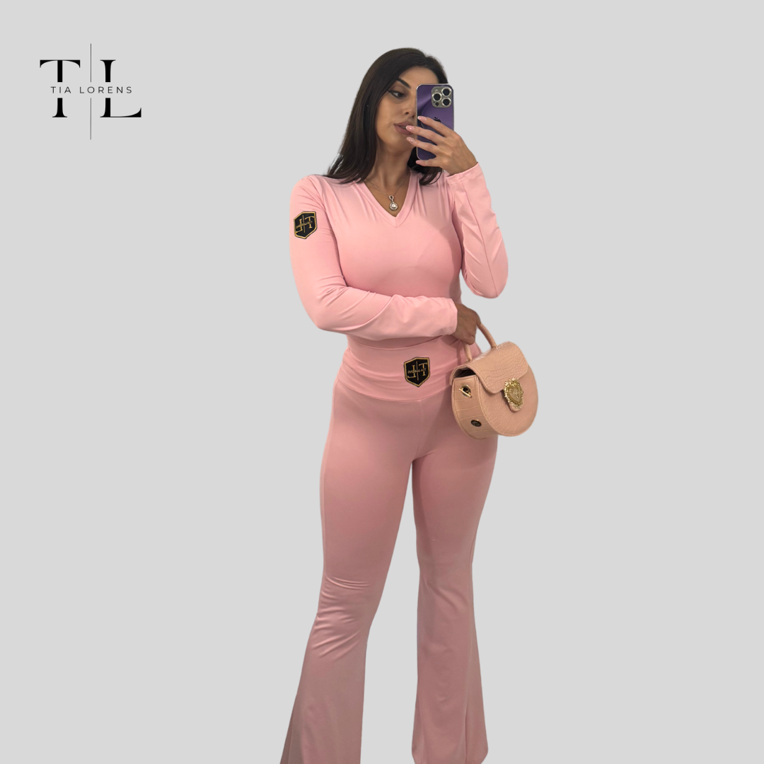 Tia Lorens Elegance Barbie Pink Flare