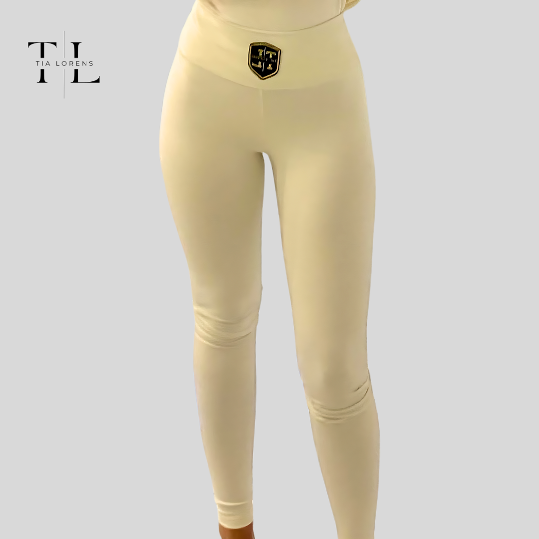 Tia Lorens White Leggings