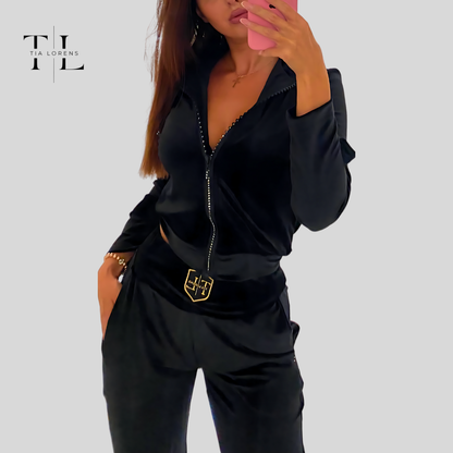 Tia Lorens Black Tracksuit