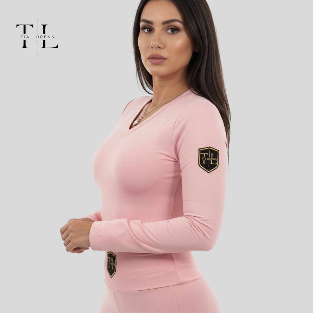 Tia Lorens Pink Luxe Top