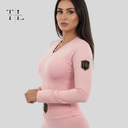 Tia Lorens Pink Luxe Top