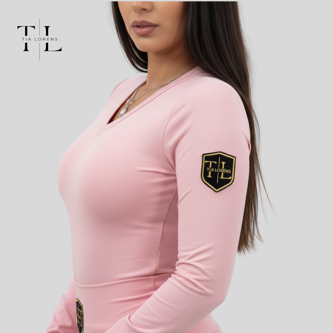 Tia Lorens Pink Luxe Top