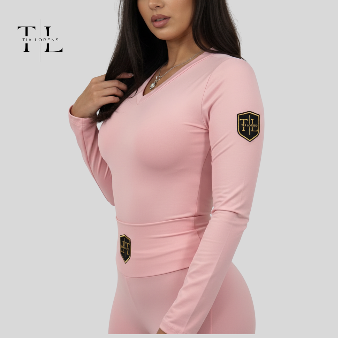 Tia Lorens Pink Luxe Top