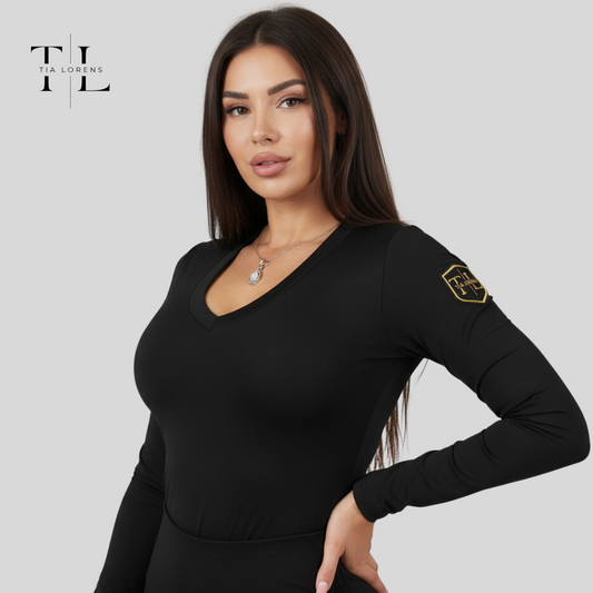 Tia Lorens Black Luxe Top