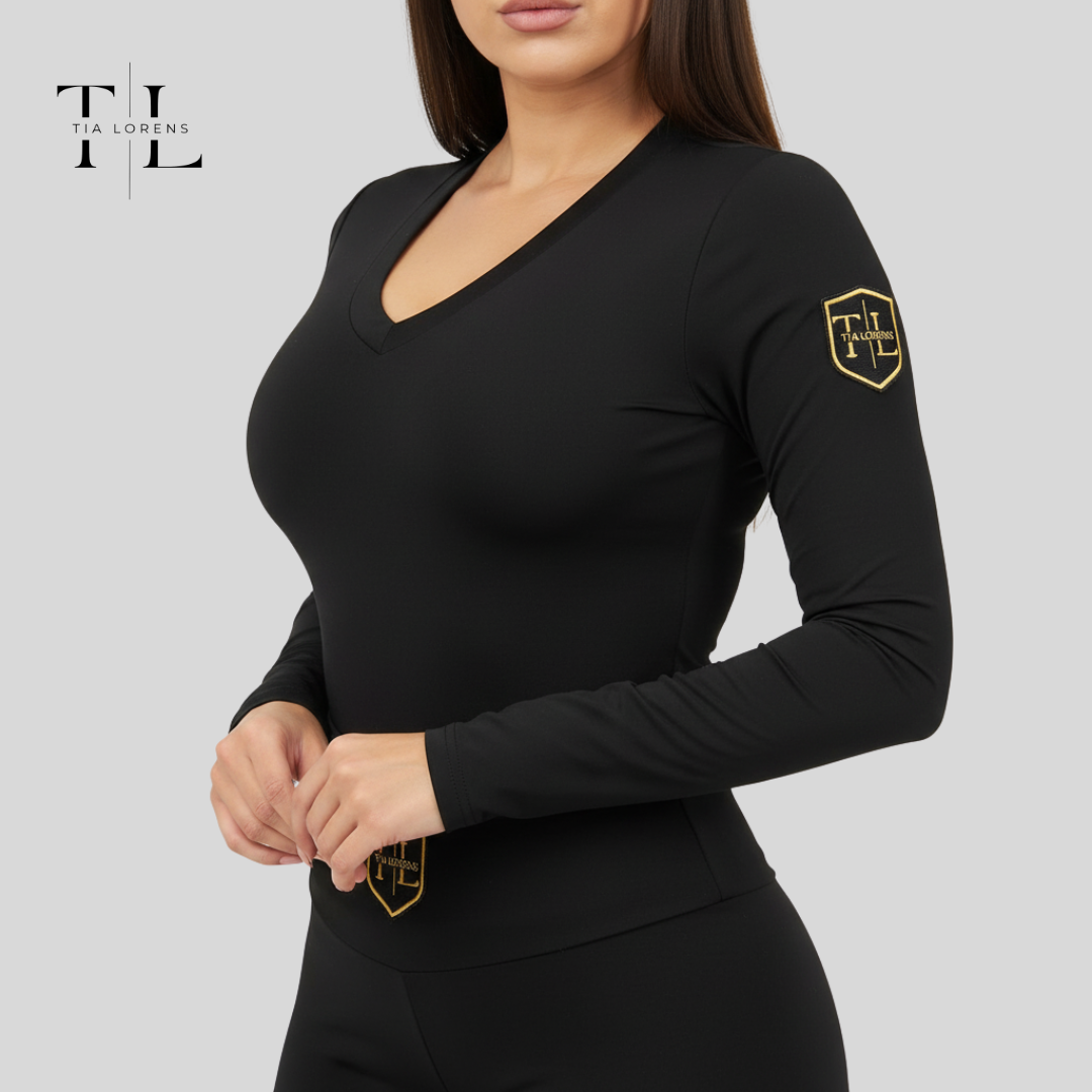 Tia Lorens Black Luxe Top