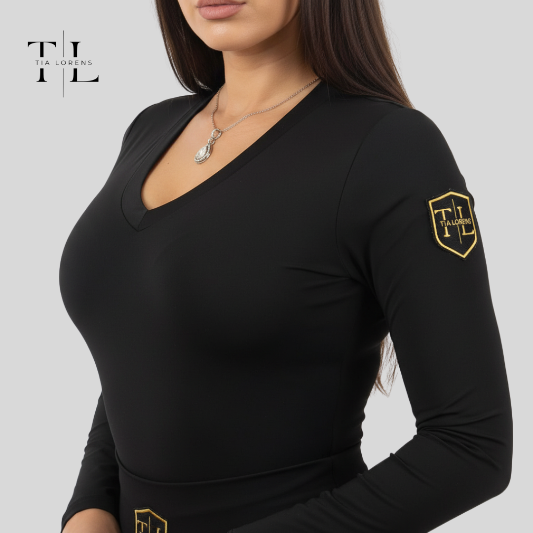 Tia Lorens Black Luxe Top