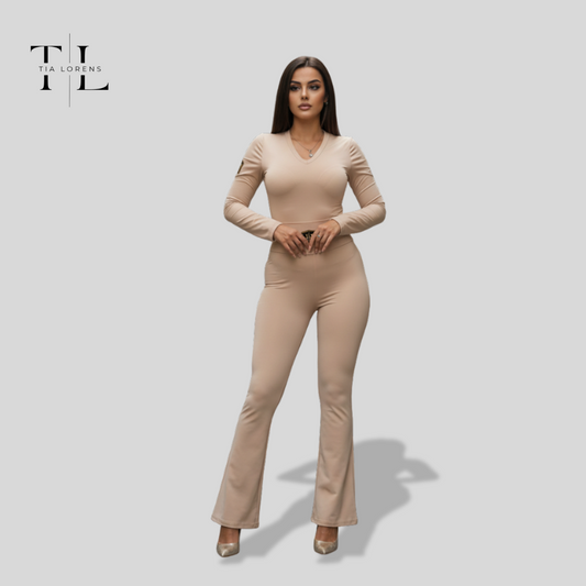 Tia Lorens Nude Flare Elegance