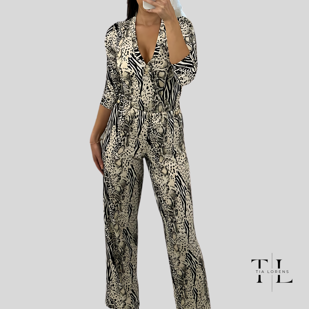 Tia Lorens Black & White Glam Set