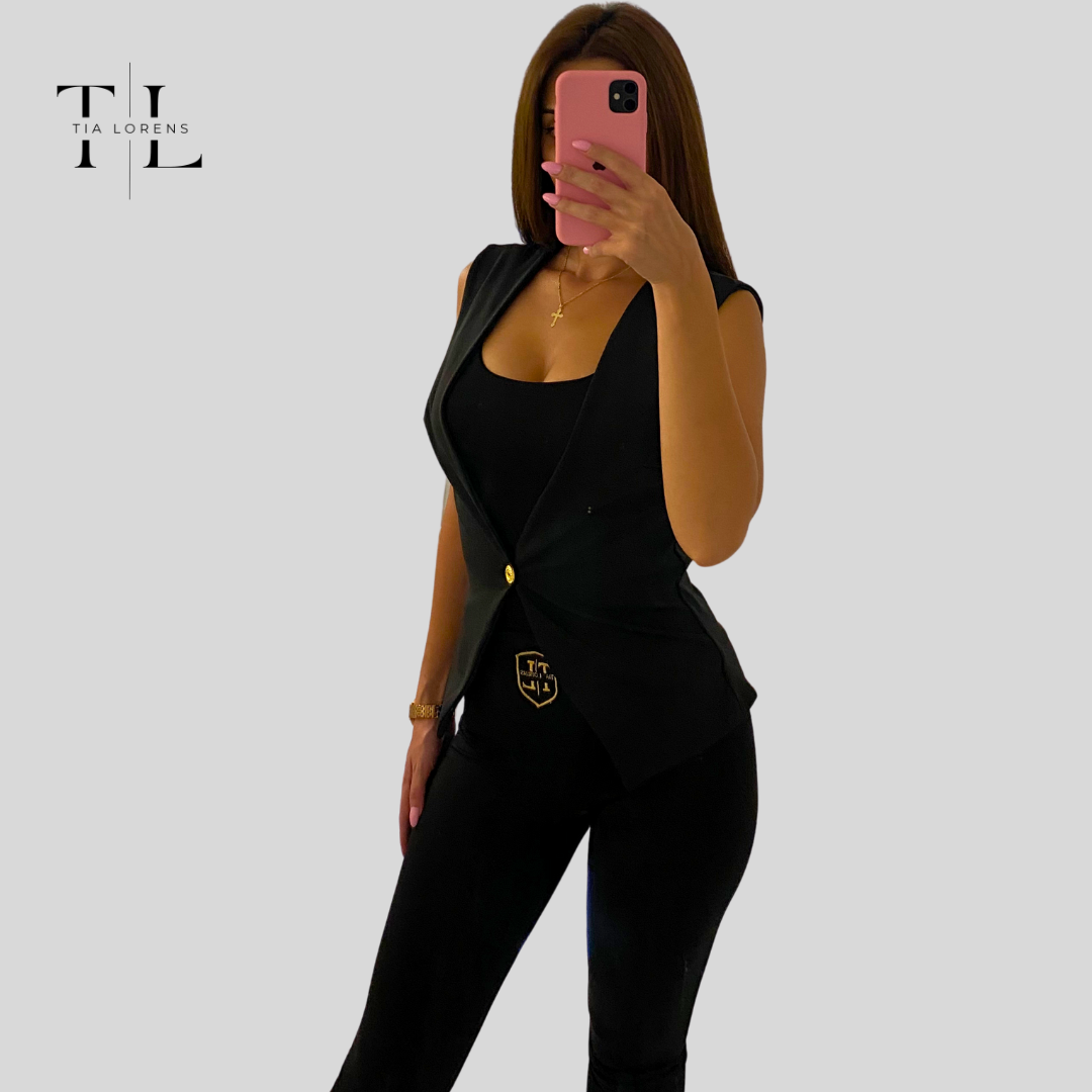 Tia Lorens Luxe Vest Set