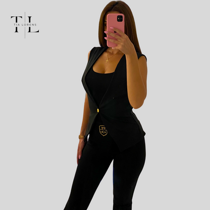 Tia Lorens Luxe Vest Set