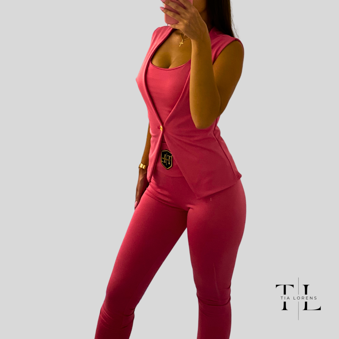 Tia Lorens Luxe Vest Set