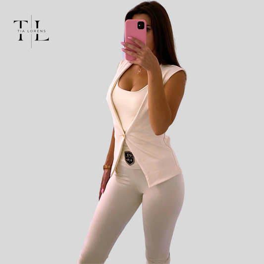 Tia Lorens Luxe Vest Set