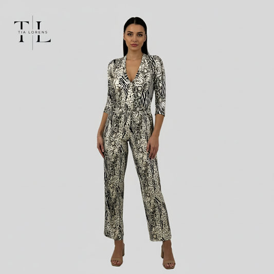 Tia Lorens Black & White Glam Set