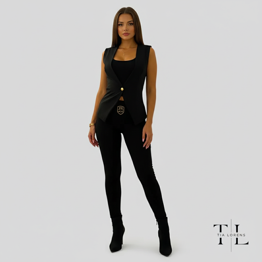 Tia Lorens Luxe Vest Set