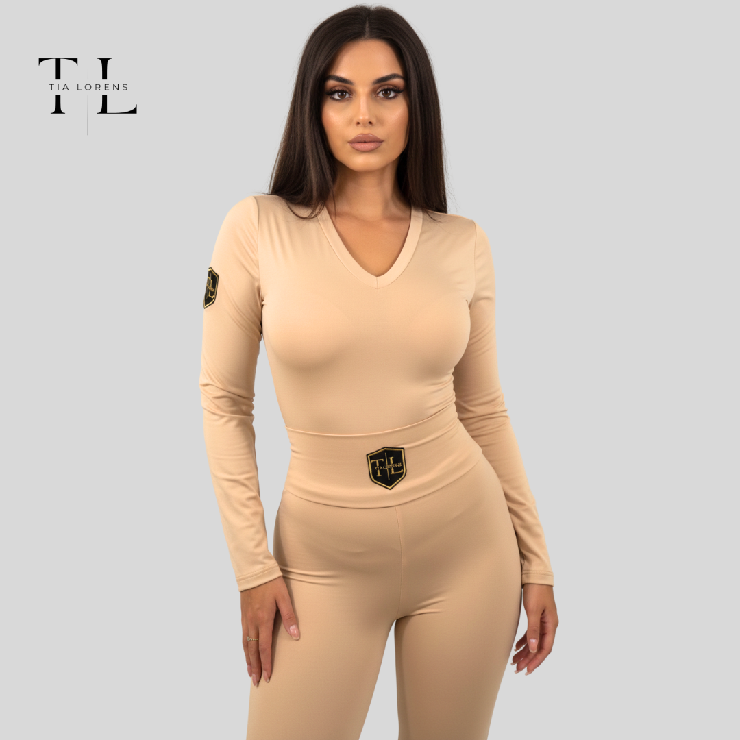 Tia Lorens Nude Flare Elegance