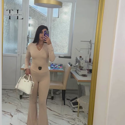 Tia Lorens Nude Flare Elegance