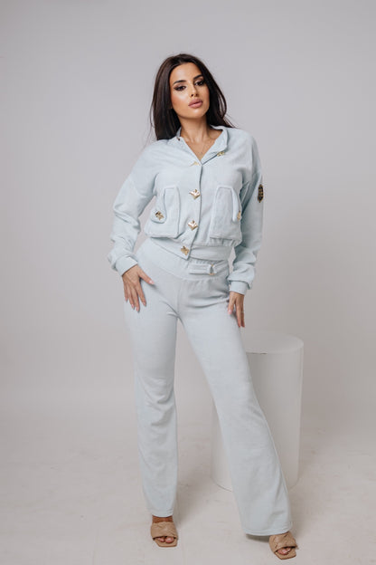 Tia Lorens Velvet Luxe Plush Set – Baby Blue – 5