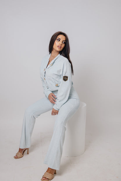 Tia Lorens Velvet Luxe Plush Set – Baby Blue – 8
