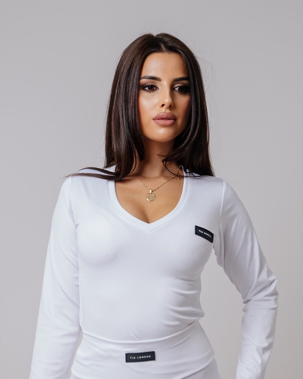 White Luxe Top