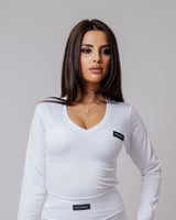 Tia Lorens White Luxe Top